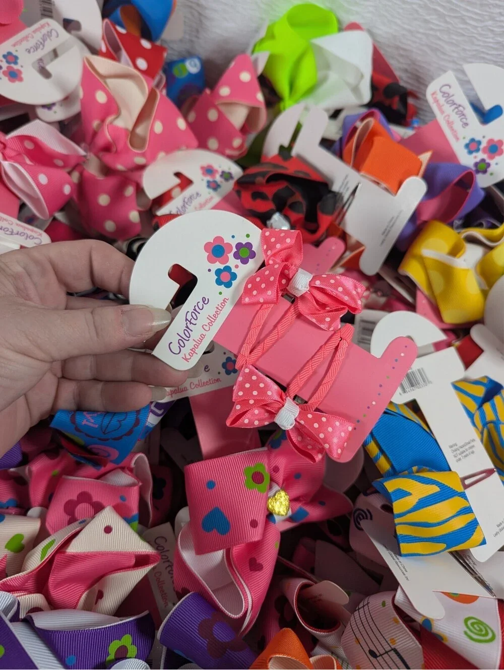 ColorForce - Kapalua Collection - Girls Hair bows - 20 Pieces - Random Assorted